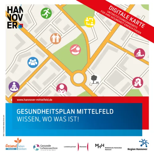 Bild einer stilisierten Karten